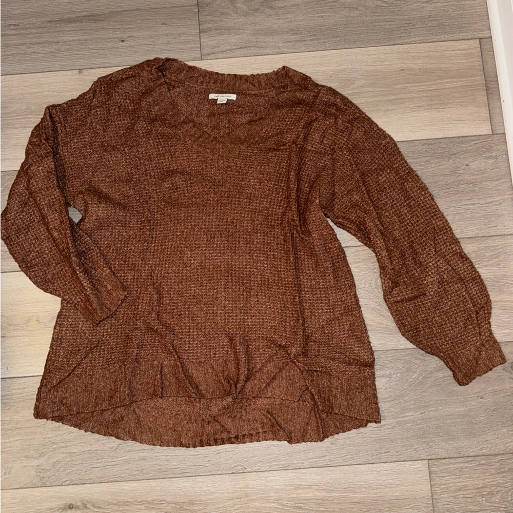 American Eagle Outfitters Rust Knit Sweater